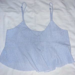 Striped crop top